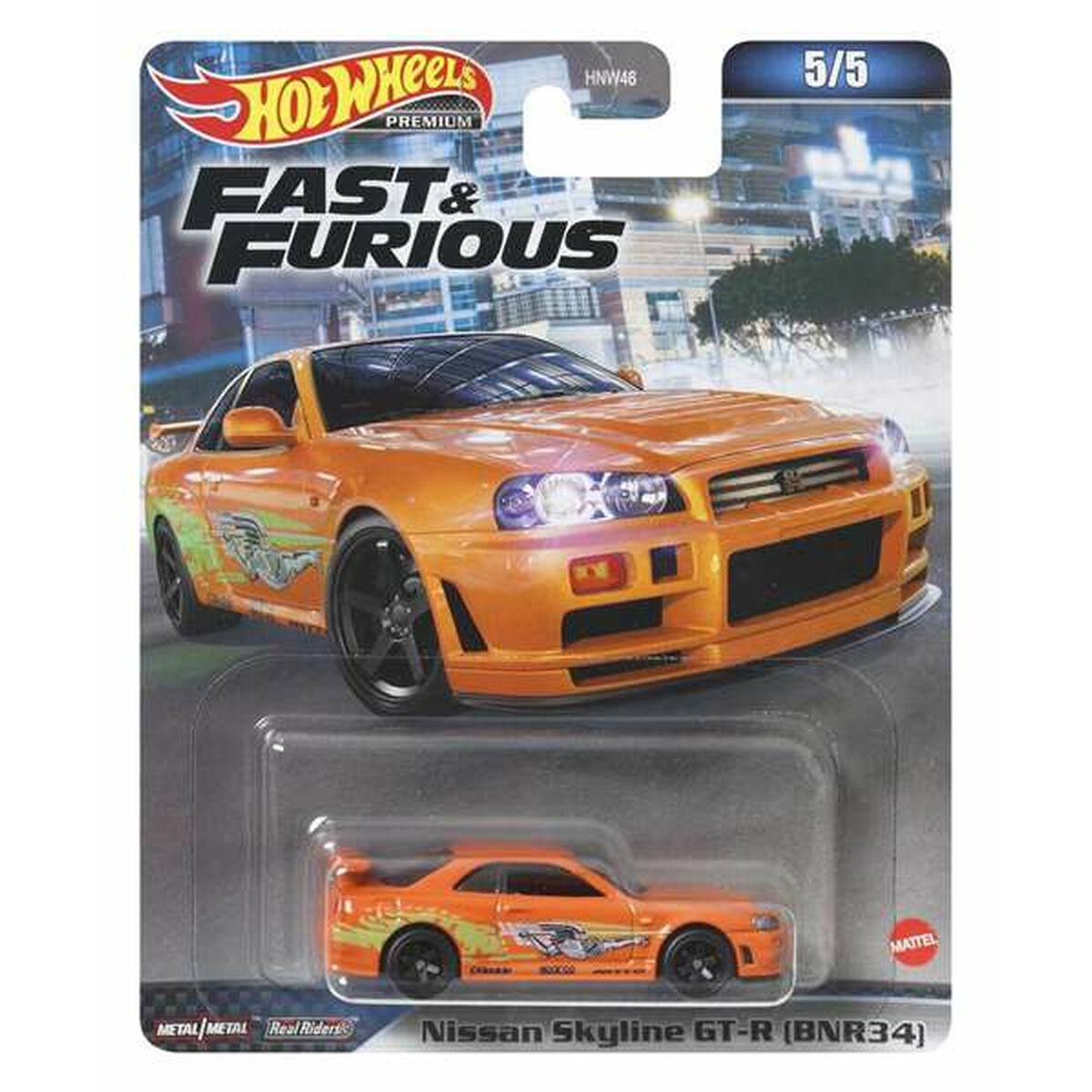 Кола играчка Hot Wheels Fast & Furious